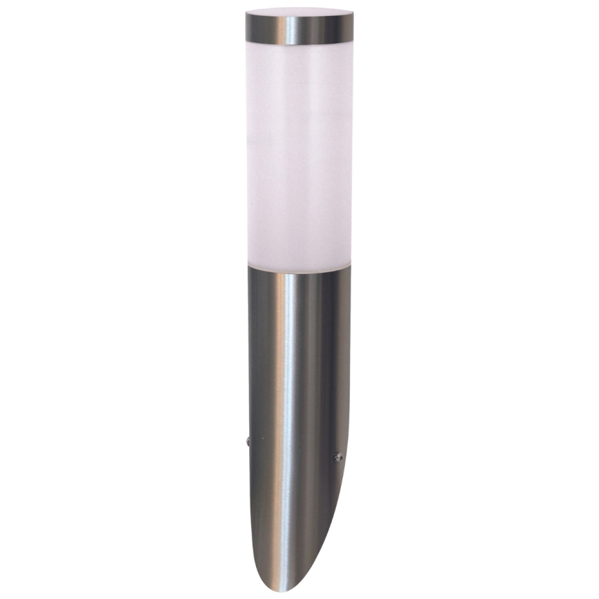Aplique de pared exterior LED RGBW regulable LIVIA 1xE27/6,5W/230V 2700-6500K Wi-Fi IP44 plateado