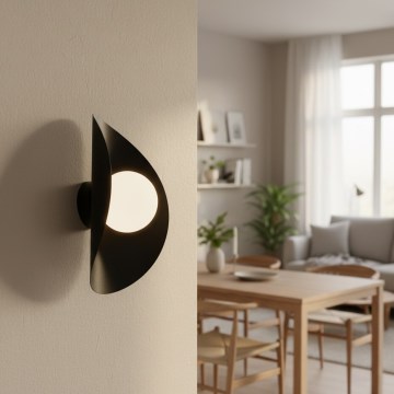 Aplique de pared FIERO 1xG9/8W/230V negro