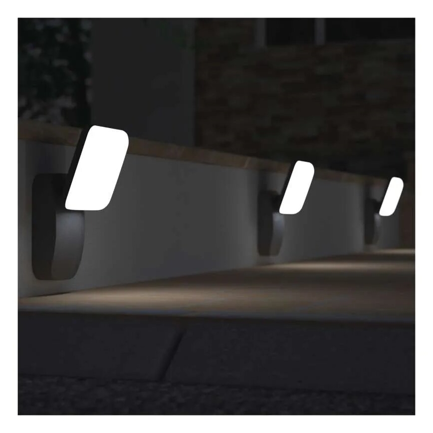 Aplique de pared flexible LED para exterior NIKA LED/12,5W/230V IP44