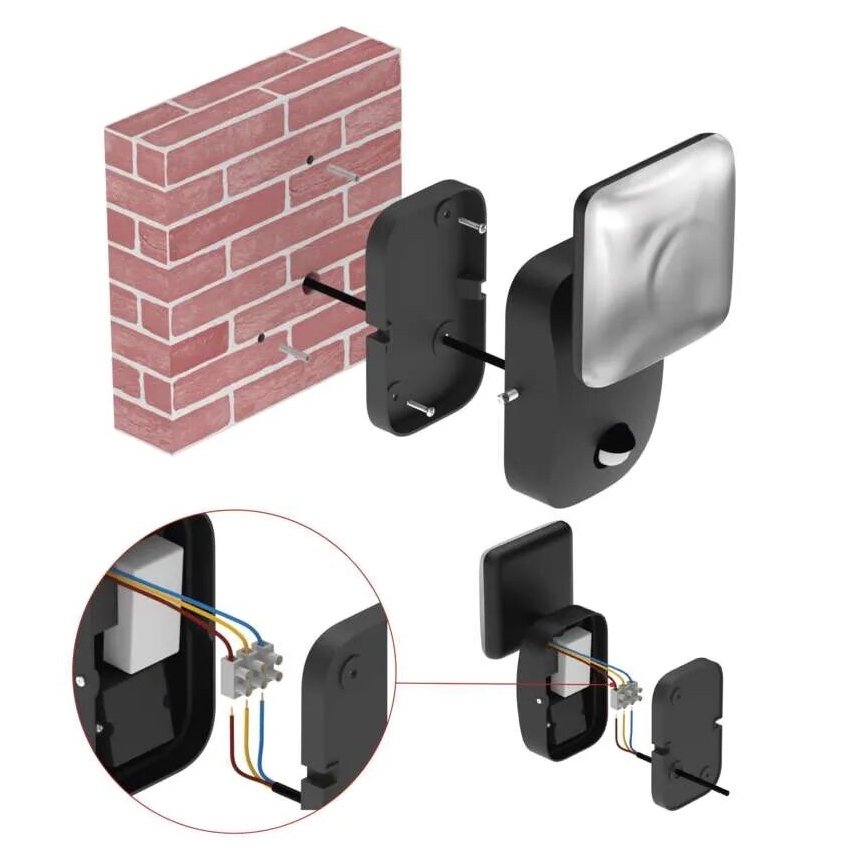 Aplique de pared flexible LED para exterior NIKA LED/12,5W/230V IP44