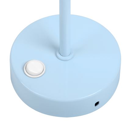 Aplique de pared flexible OXFORD 1xE27/15W/230V azul