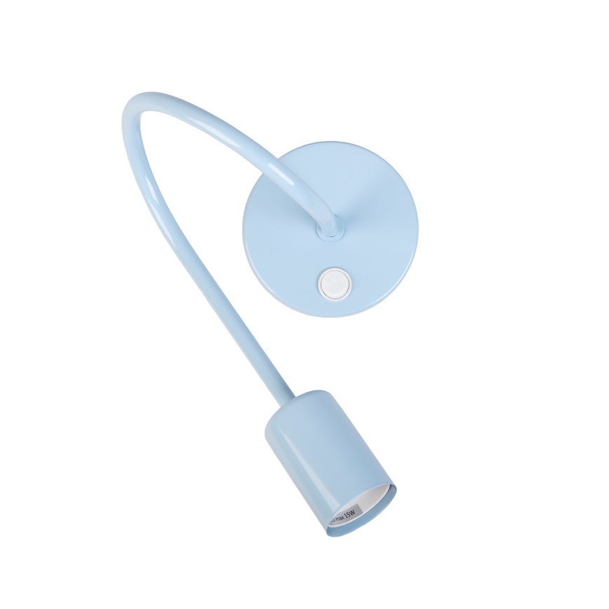 Aplique de pared flexible OXFORD 1xE27/15W/230V azul