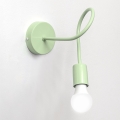 Aplique de pared flexible OXFORD 1xE27/15W/230V verde