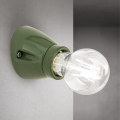 Aplique de pared FROST 1xE27/60W/230V verde