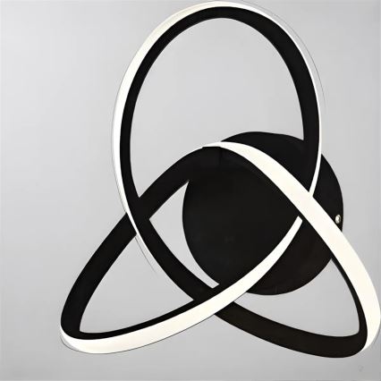 Aplique de pared INDIGO LED/14W/230V negro