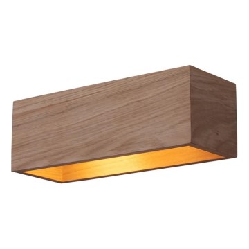 Aplique de pared KENZO 2xG9/6W/230V, acabado en pino