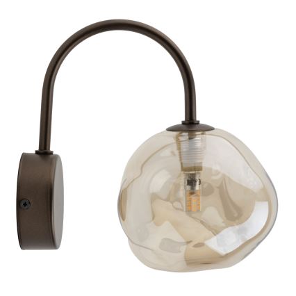 Aplique de pared LAVA 1xG9/8W/230V bronce/beige ahumado