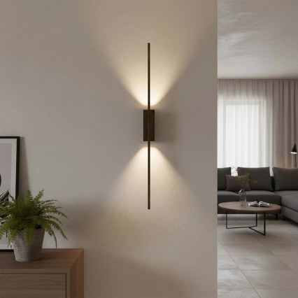 Aplique de pared LED AISHA LED/12W/230V 4000K negro