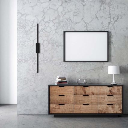 Aplique de pared LED AISHA LED/12W/230V 4000K negro