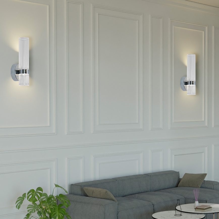 Aplique de pared LED AMBIENTE LED/6W/230V 3000/4000/6000K cromo brillante