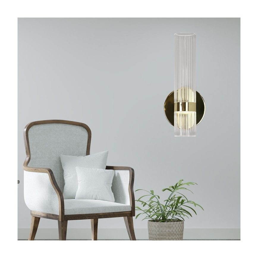 Aplique de pared LED AMBIENTE LED/6W/230V 3000/4000/6000K dorado