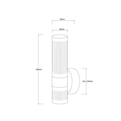 Aplique de pared LED AMBIENTE LED/6W/230V 3000/4000/6000K dorado