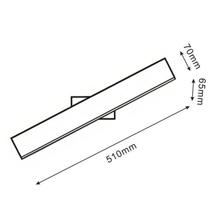 Aplique de pared LED BERNADETTA LED/10W/230V 4000K blanco