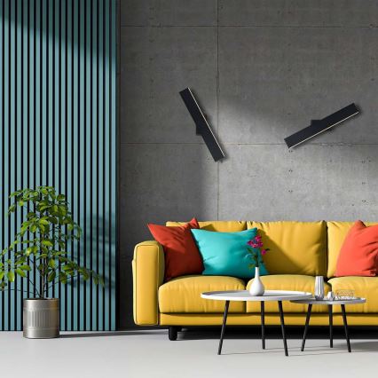 Aplique de pared LED BERNADETTA LED/10W/230V 4000K negro