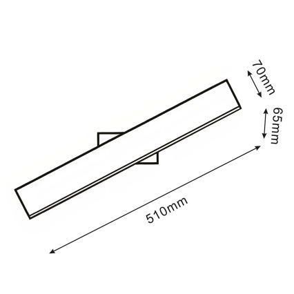 Aplique de pared LED BERNADETTA LED/10W/230V 4000K negro