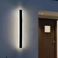 Aplique de pared LED exterior MIRANA S LED/12W/230V 4000K IP44 60 cm negro
