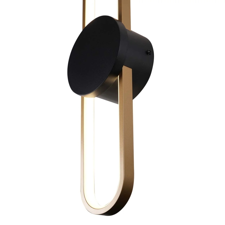 Aplique de pared LED FLORENTYNA LED/24W/230V 4000K dorado/negro