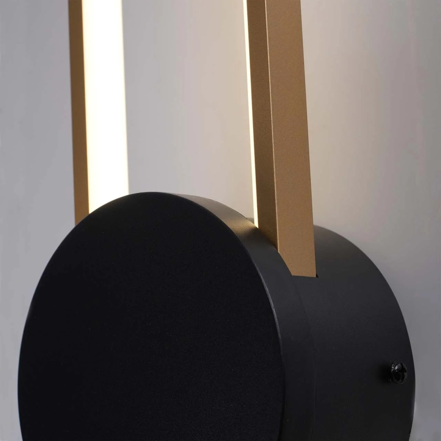 Aplique de pared LED FLORENTYNA LED/24W/230V 4000K dorado/negro