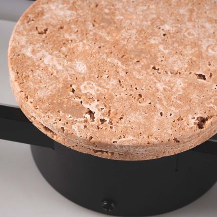 Aplique de pared LED FLORENTYNA LED/24W/230V 4000K negro/beige