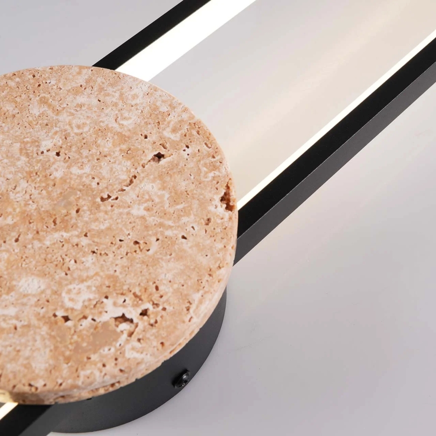 Aplique de pared LED FLORENTYNA LED/24W/230V 4000K negro/beige