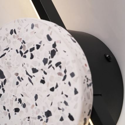 Aplique de pared LED FLORENTYNA LED/24W/230V 4000K negro/blanco