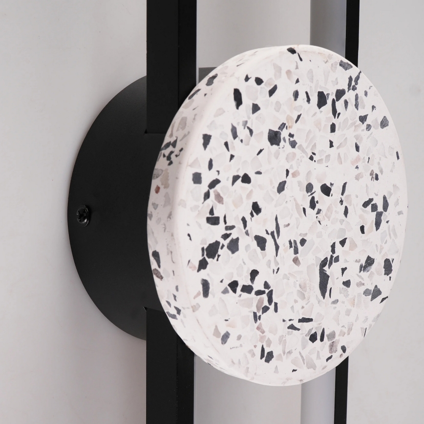 Aplique de pared LED FLORENTYNA LED/24W/230V 4000K negro/blanco