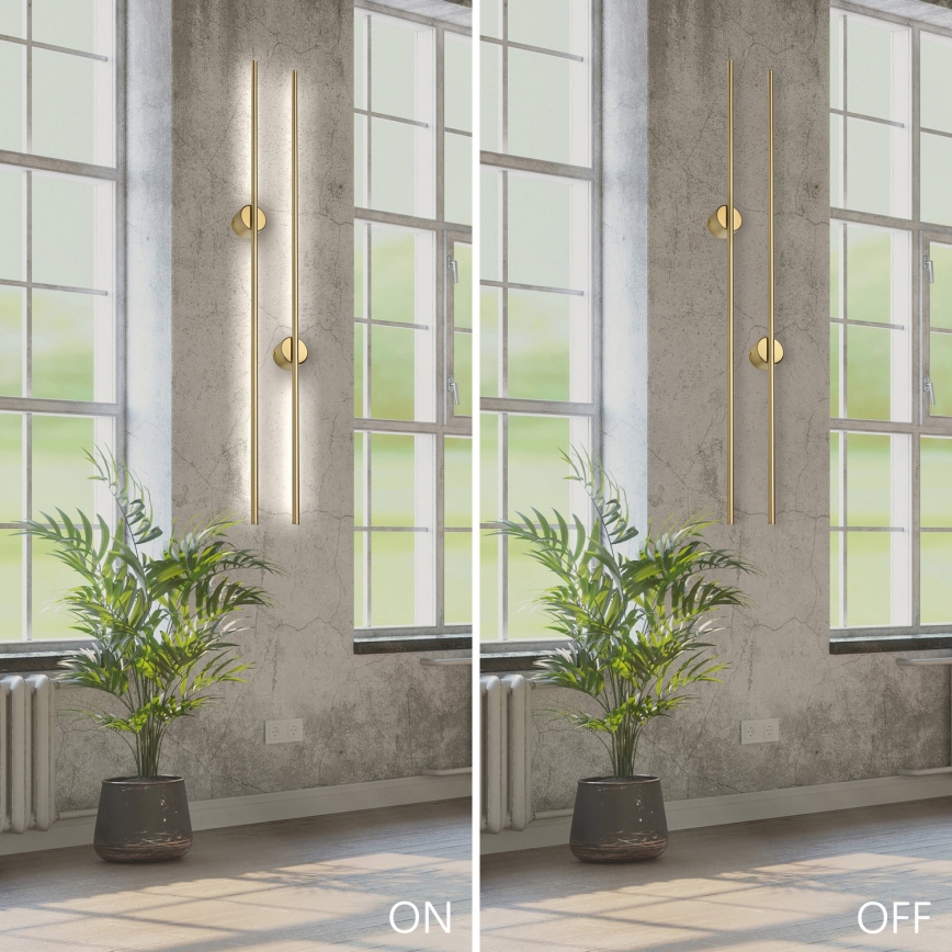 Aplique de pared LED LANA LED/12W/230V 4000K oro mate