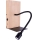 Aplique de pared LED LECTOR LED/2,5W/230V USB roble