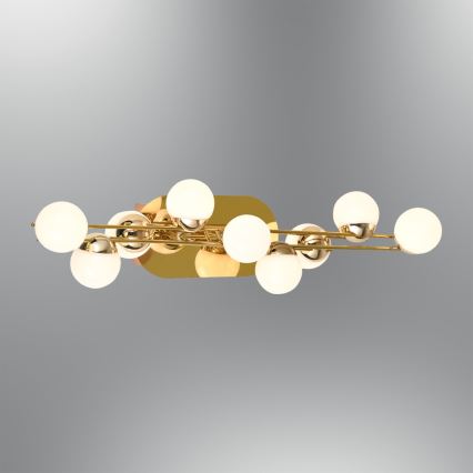 Aplique de pared LED MARS LED/12W/230V 3000K dorado