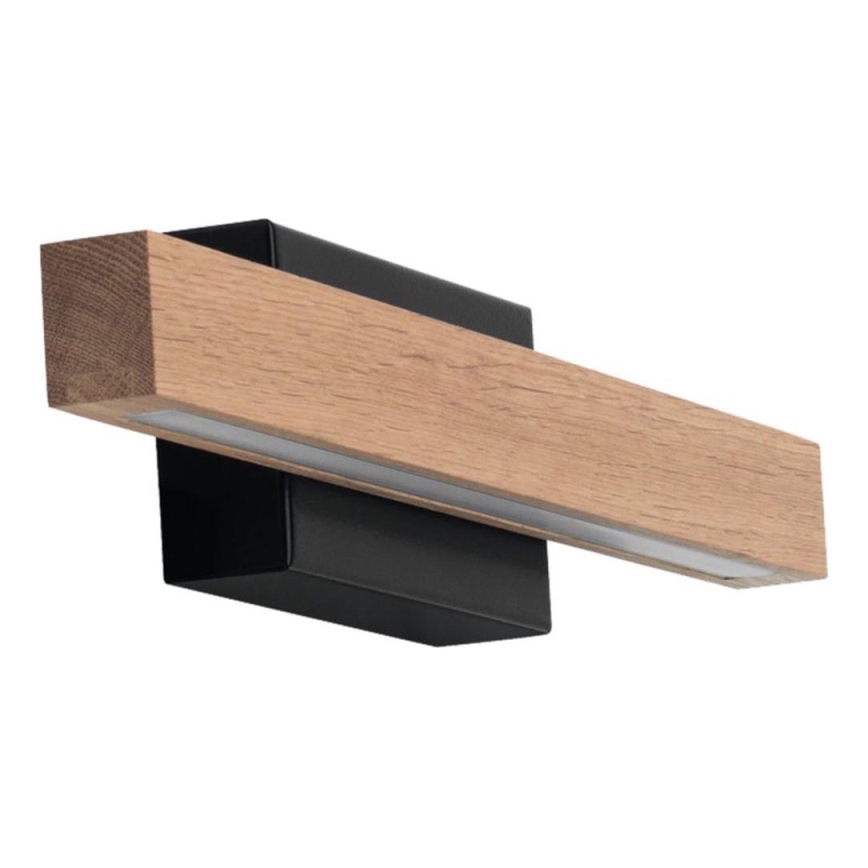 Aplique de pared LED para baño AQUAVIVA LED/6W/230V 40 cm IP44 roble