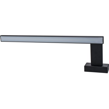 Aplique de pared LED para baño SHINE LED/11W/230V 42 cm IP44 negro