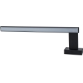 Aplique de pared LED para baño SHINE LED/11W/230V 45 cm IP44 negro