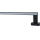 Aplique de pared LED para baño SHINE LED/11W/230V 45 cm IP44 negro