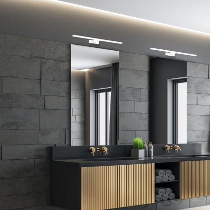 Aplique de pared LED para baño SHINE LED/7W/230V 40 cm IP44 blanco