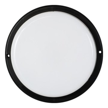 Aplique de pared LED para exterior, 18 W, 230 V, IP54, negro