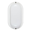 Aplique de pared LED para exterior, 6W, 230V, IP54, blanco