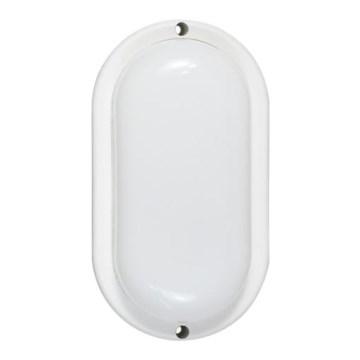 Aplique de pared LED para exterior, 6W, 230V, IP54, blanco