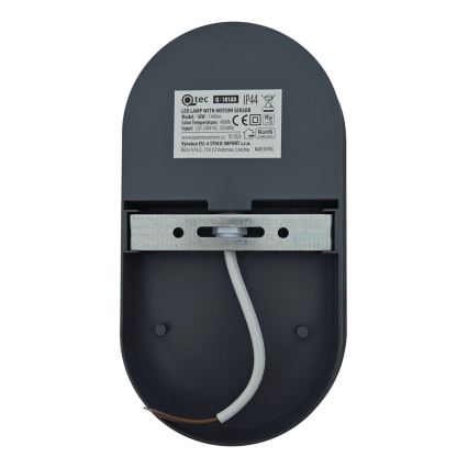 Aplique de pared LED para exterior con sensor de movimiento, 18 W, 230 V, IP44, antracita