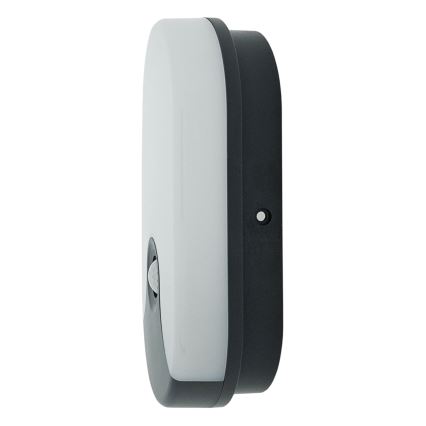 Aplique de pared LED para exterior con sensor de movimiento, 18 W, 230 V, IP44, antracita