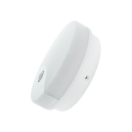 Aplique de pared LED para exterior con sensor de movimiento, 18 W, 230 V, IP44, blanco