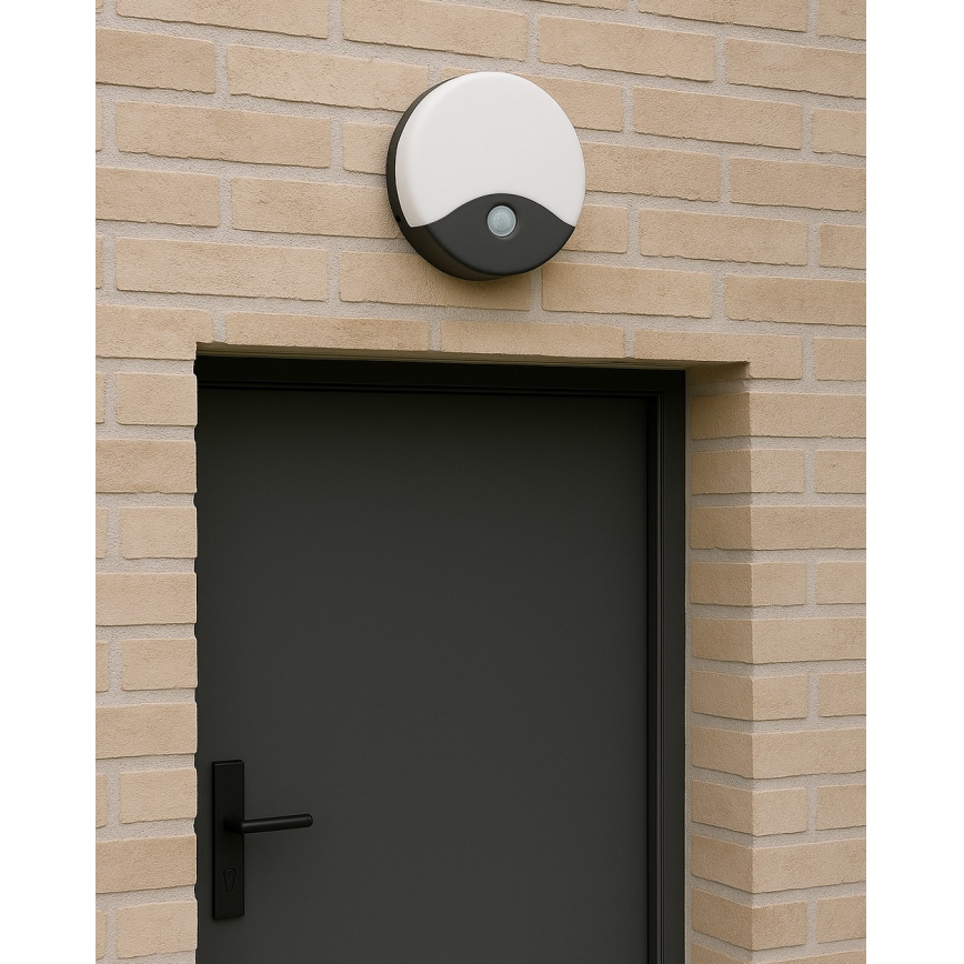 Aplique de pared LED para exterior con sensor de movimiento LED/18W/230V IP44 antracita