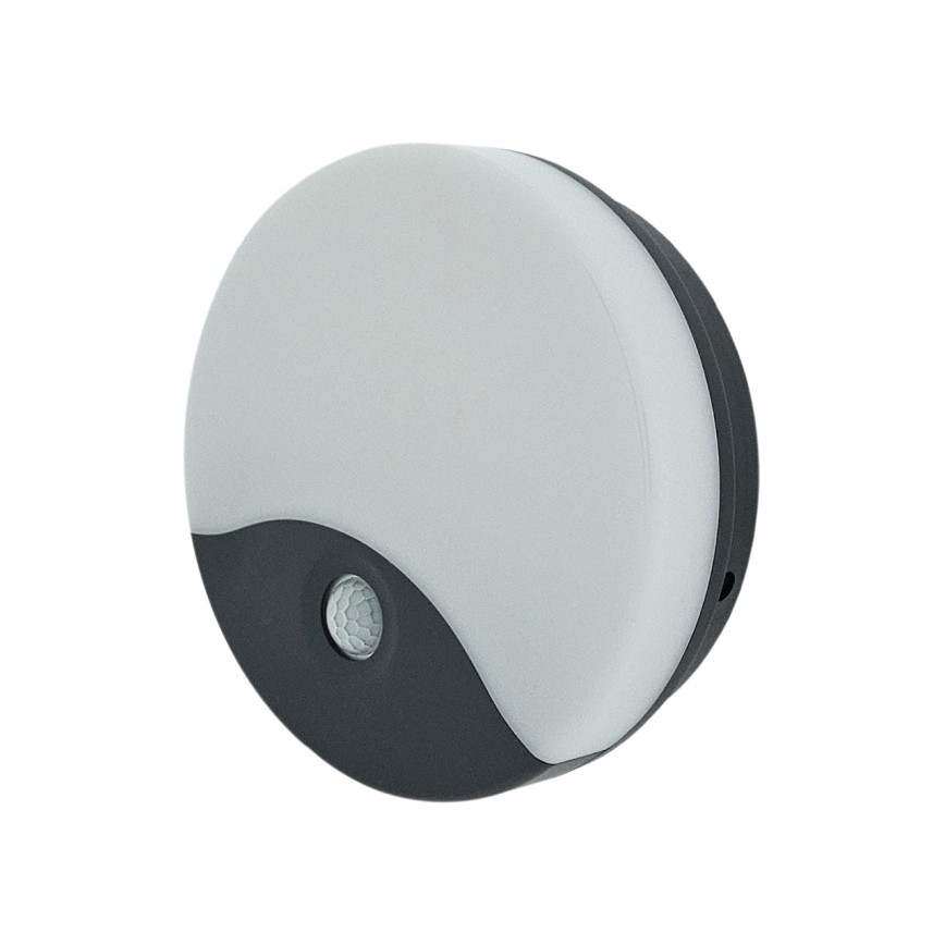 Aplique de pared LED para exterior con sensor de movimiento LED/18W/230V IP44 antracita
