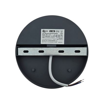Aplique de pared LED para exterior con sensor de movimiento LED/18W/230V IP44 antracita