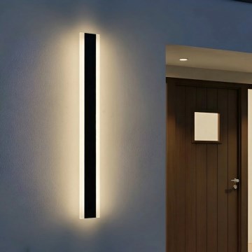 Aplique de pared LED para exterior MIRANA S LED/25W/230V 4000K IP44 120 cm negro
