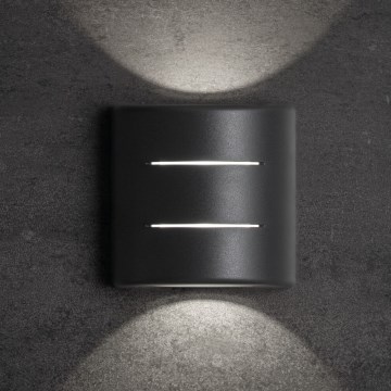 Aplique de pared LED para exterior REFAZI LED/6W/230V IP54 antracita