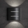 Aplique de pared LED para exterior REFAZI LED/6W/230V IP54 antracita