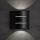 Aplique de pared LED para exterior REFAZI LED/6W/230V IP54, negro