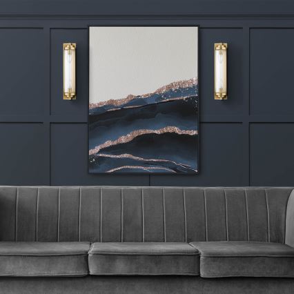 Aplique de pared LORENZO 2xE14/40W/230V dorado