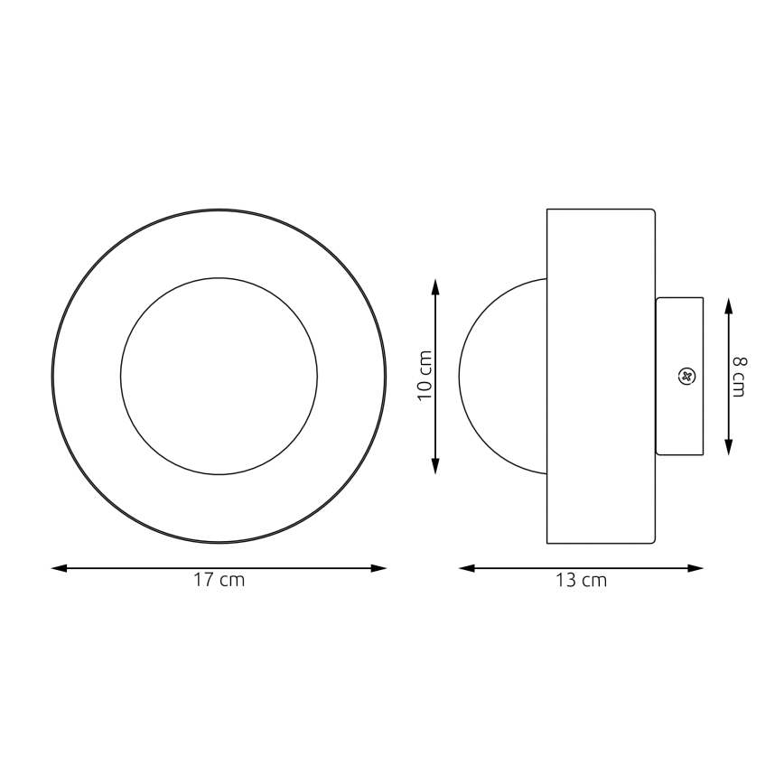 Aplique de pared LULU 1xG9/8W/230V naranja