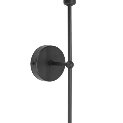 Aplique de pared MADELA 1xE14/40W/230V negro